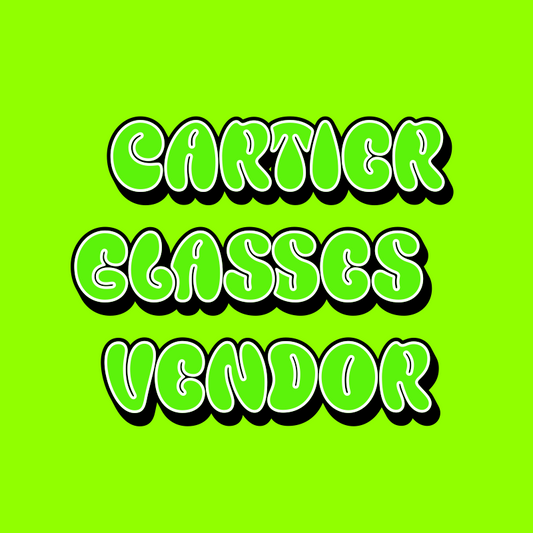 Cartier Glasses Vendor