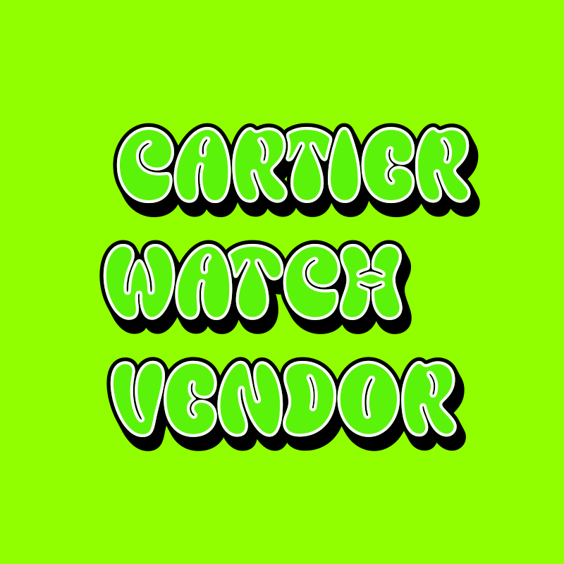 Cartier Watch Vendor