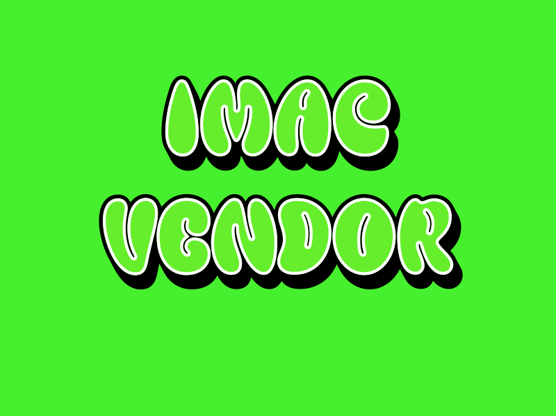 iMac Vendor