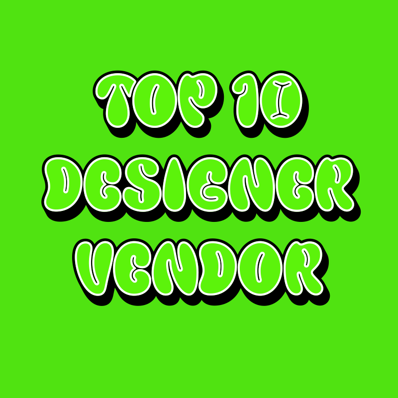 Top 10 Designer Vendors